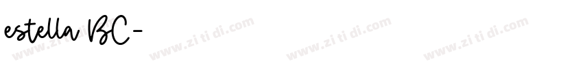 estella BC字体转换